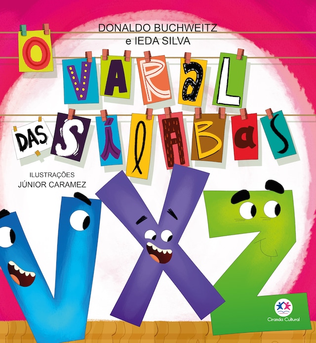 Book cover for O varal das sílabas - V, X e Z