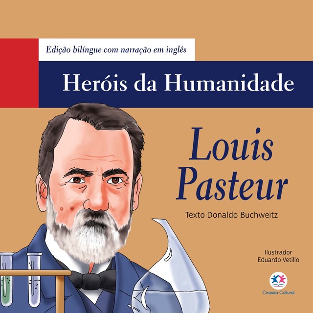 Kirjankansi teokselle Louis Pasteur