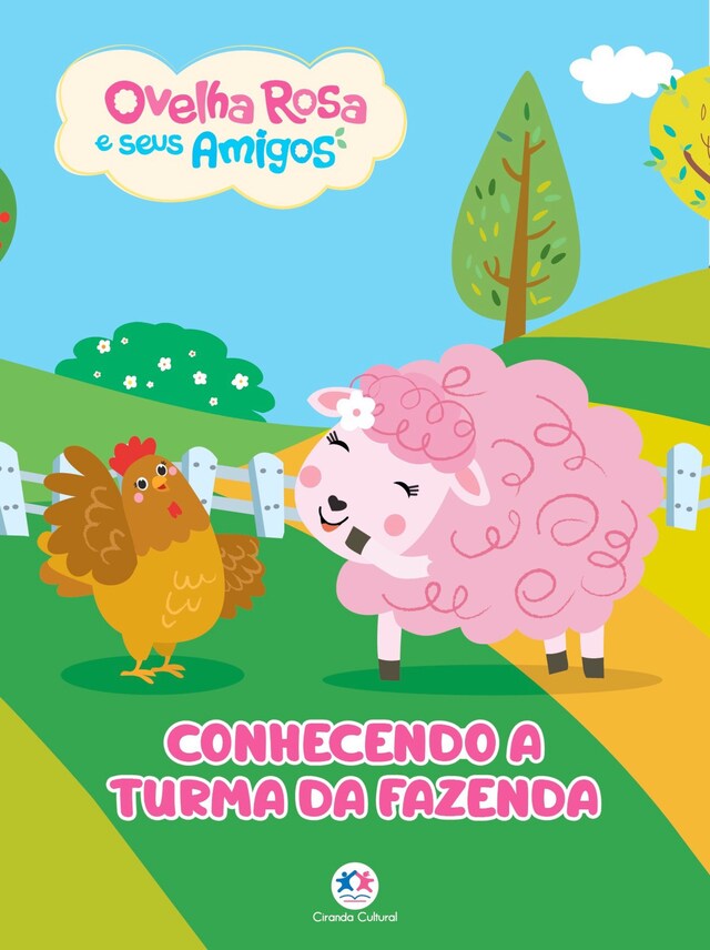 Book cover for Ovelha Rosa - Conhecendo a turma da fazenda