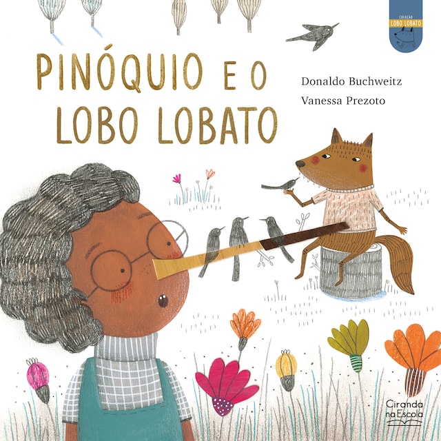 Copertina del libro per Pinóquio e o lobo Lobato