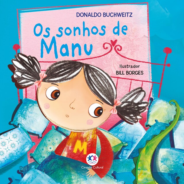 Portada de libro para Os sonhos de Manu