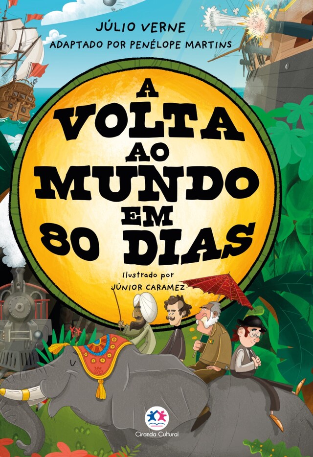 Bokomslag for A volta ao mundo em 80 dias