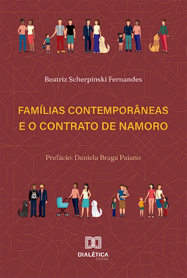 Boekomslag van Famílias contemporâneas e o contrato de namoro