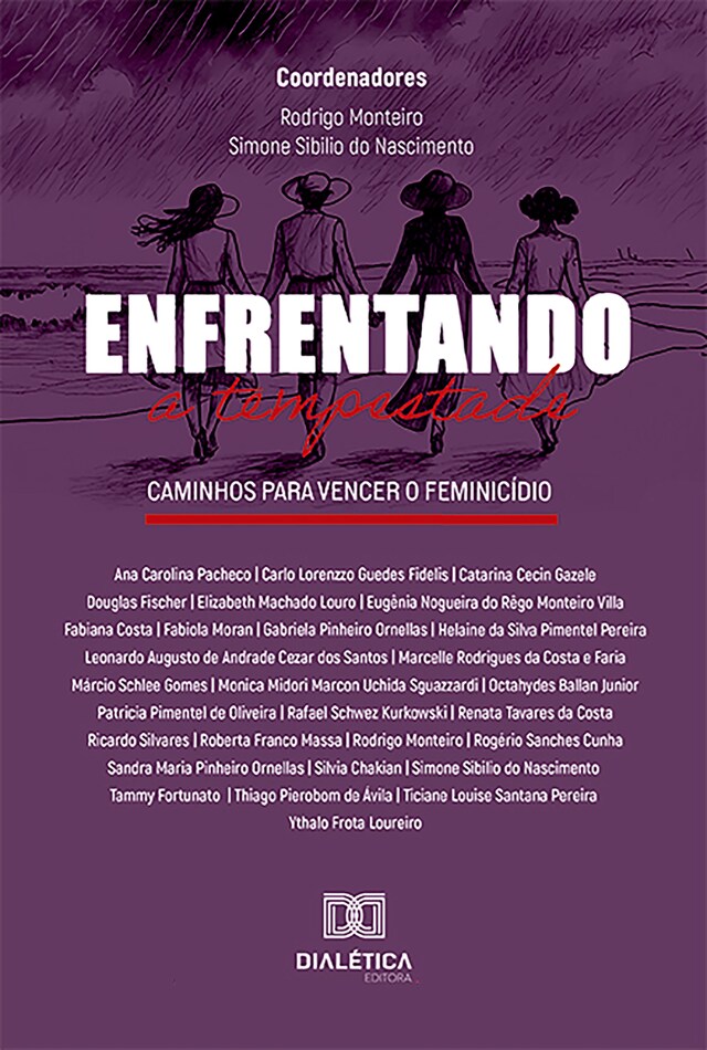 Portada de libro para Enfrentando a tempestade