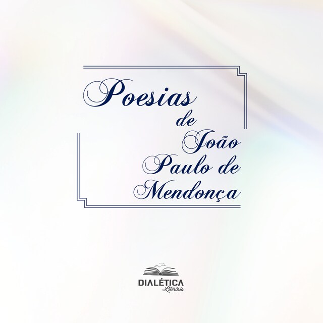 Book cover for Poesias de João Paulo de Mendonça