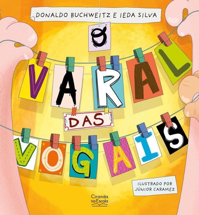 Portada de libro para O varal das vogais