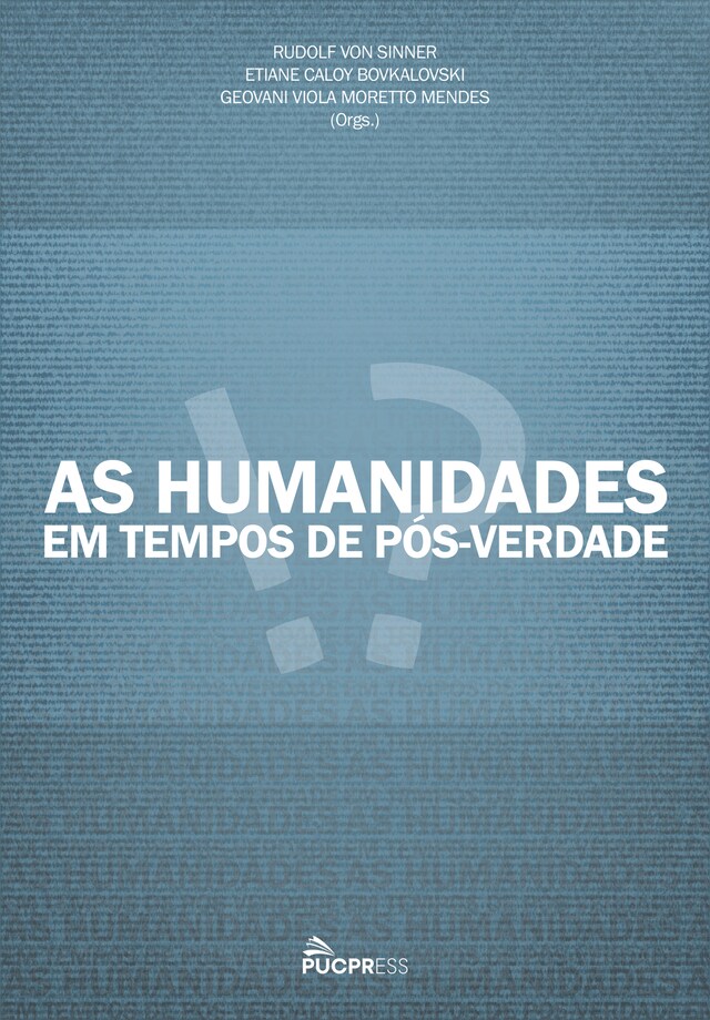 Portada de libro para As Humanidades em Tempos de Pós-Verdade