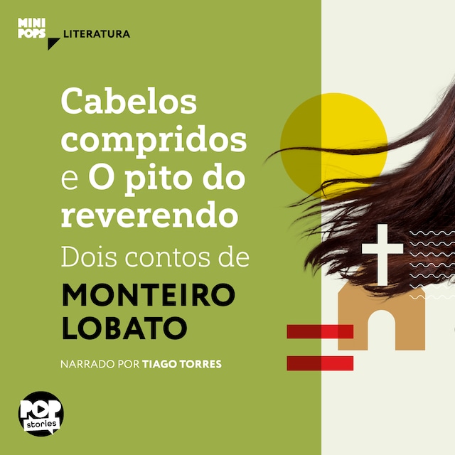 Kirjankansi teokselle Cabelos compridos e O pito do reverendo: Dois contos de Monteiro Lobato