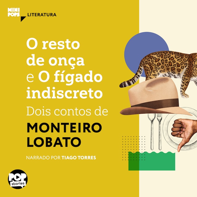 Couverture de livre pour Dois contos de Monteiro Lobato: O resto de onça e O fígado indiscreto