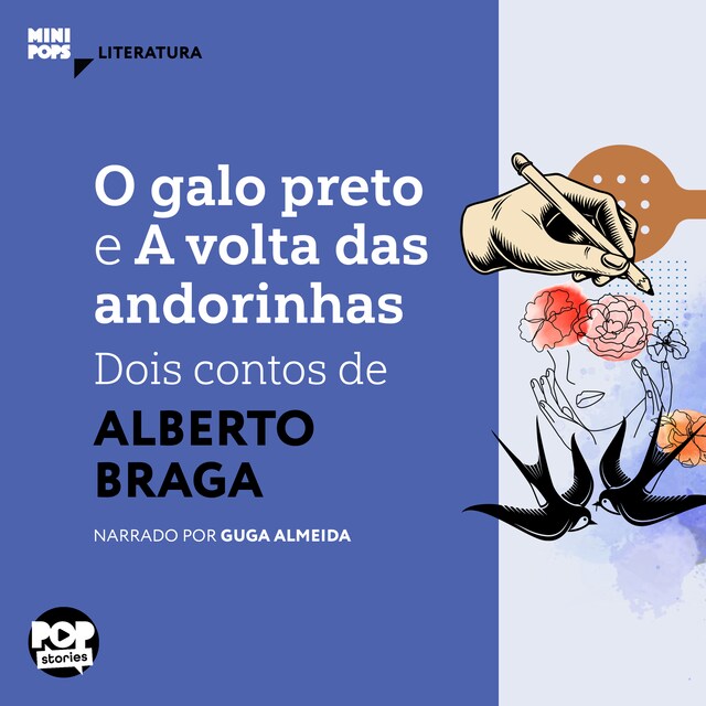 Boekomslag van O galo preto e A volta das andorinhas: dois contos de Alberto Braga