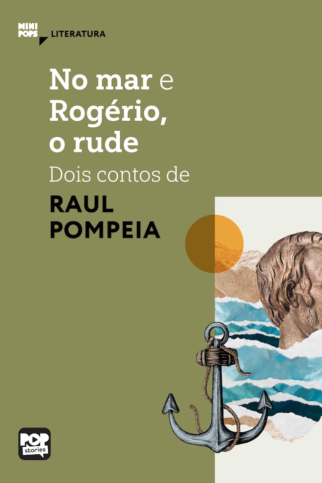 Portada de libro para No mar e Rogério, o rude - dois contos de Raul Pompéia