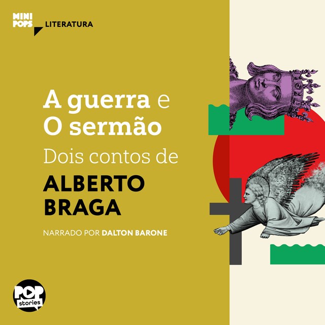 Book cover for A Guerra e O sermão - dois contos de Alberto Braga