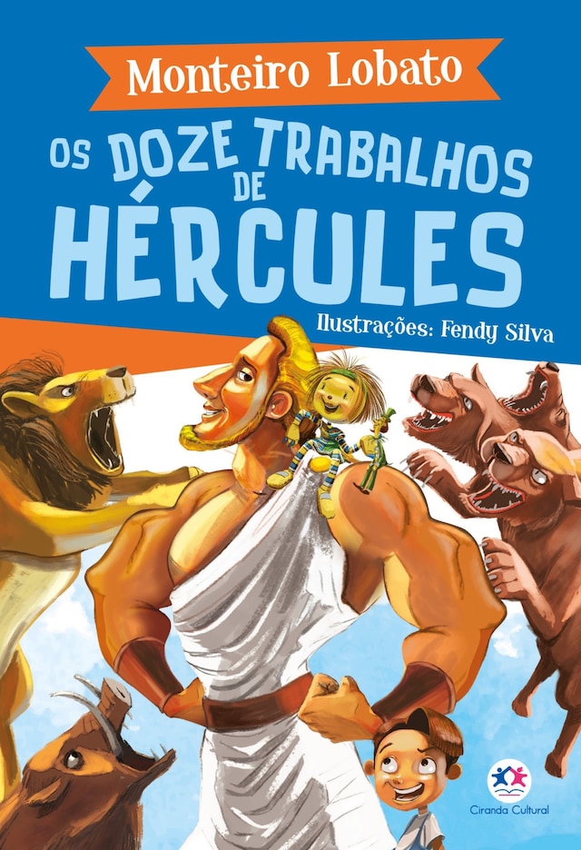 Portada de libro para Os doze trabalhos de Hércules