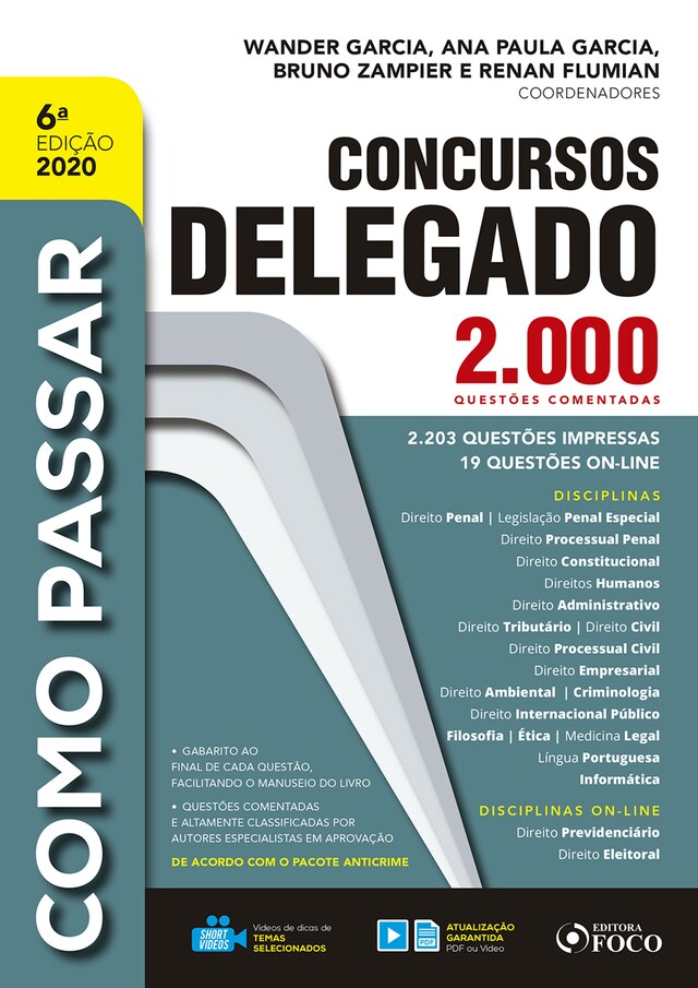 Copertina del libro per Como passar concursos delegado