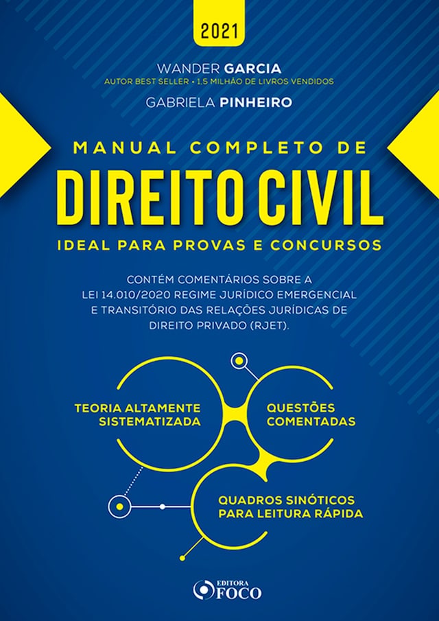 Bogomslag for Manual Completo de Direito Civil