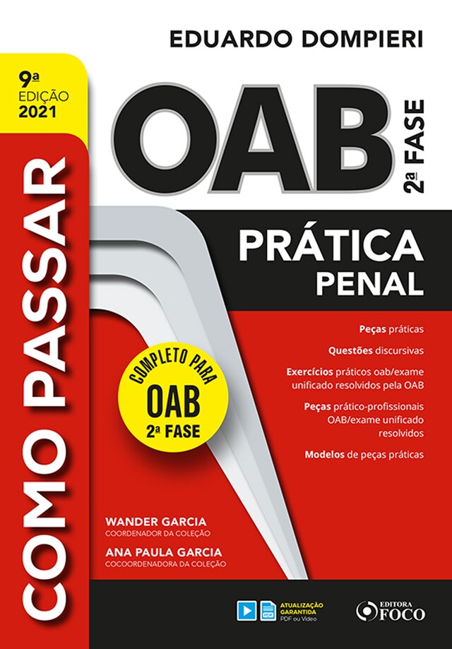 Book cover for Como passar OAB 2ª fase