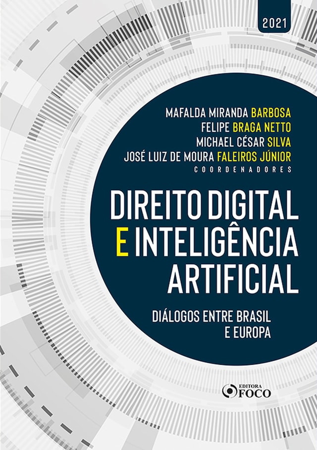 Kirjankansi teokselle Direito Digital e Inteligência Artificial