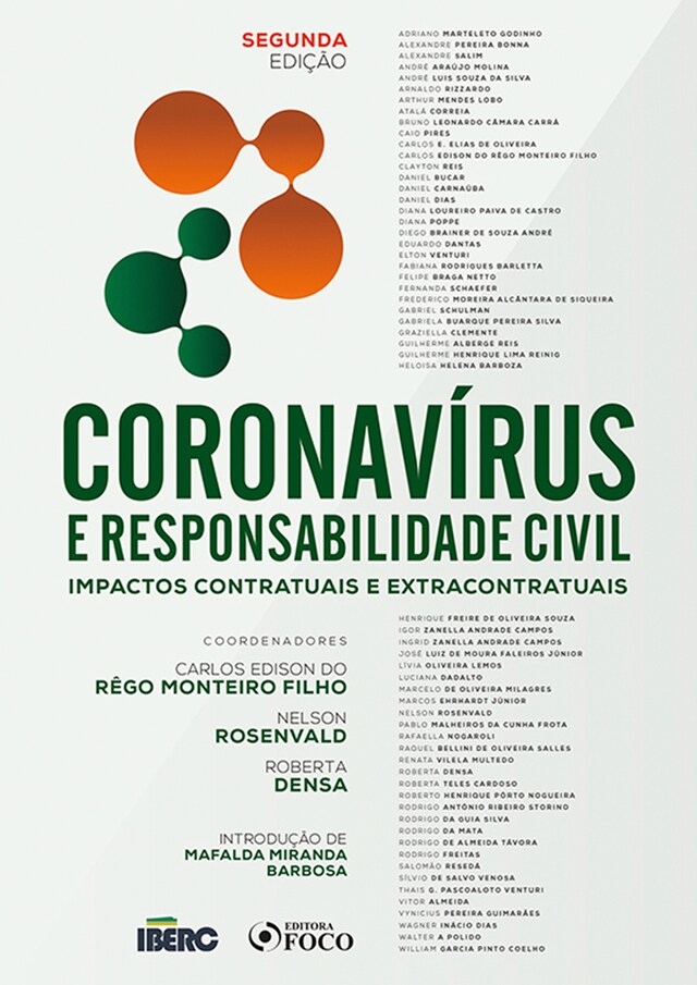 Portada de libro para Coronavírus e responsabilidade civil
