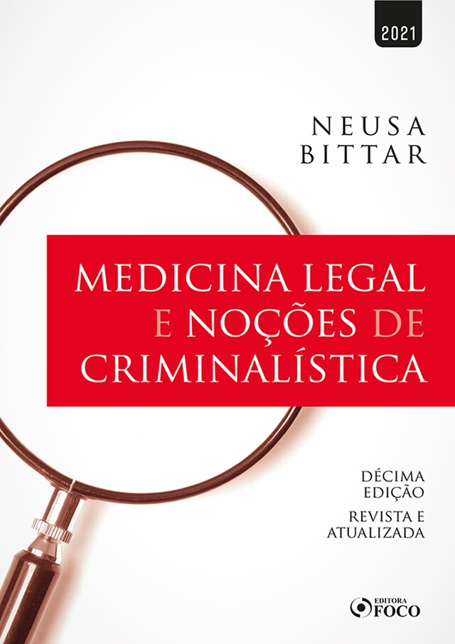 Book cover for Medicina legal e noções de criminalística