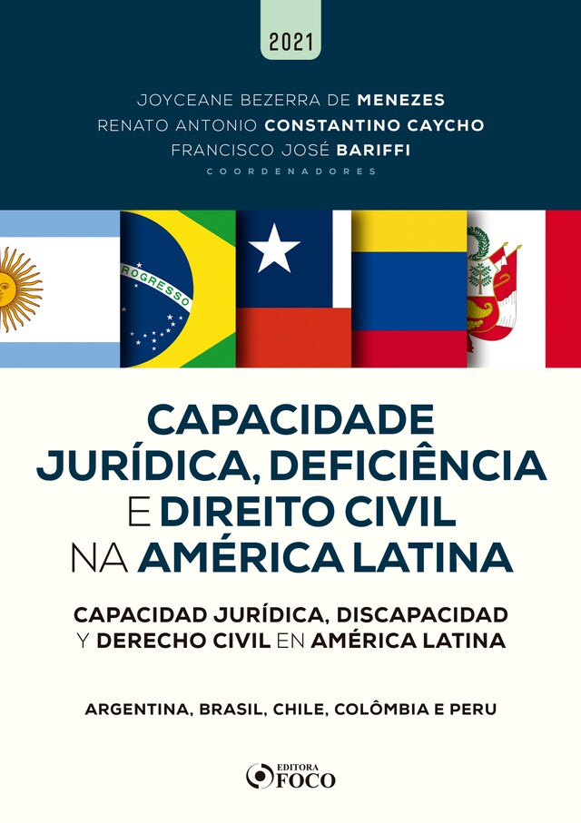 Kirjankansi teokselle Capacidade jurídica, deficiência e direito civil na América Latina