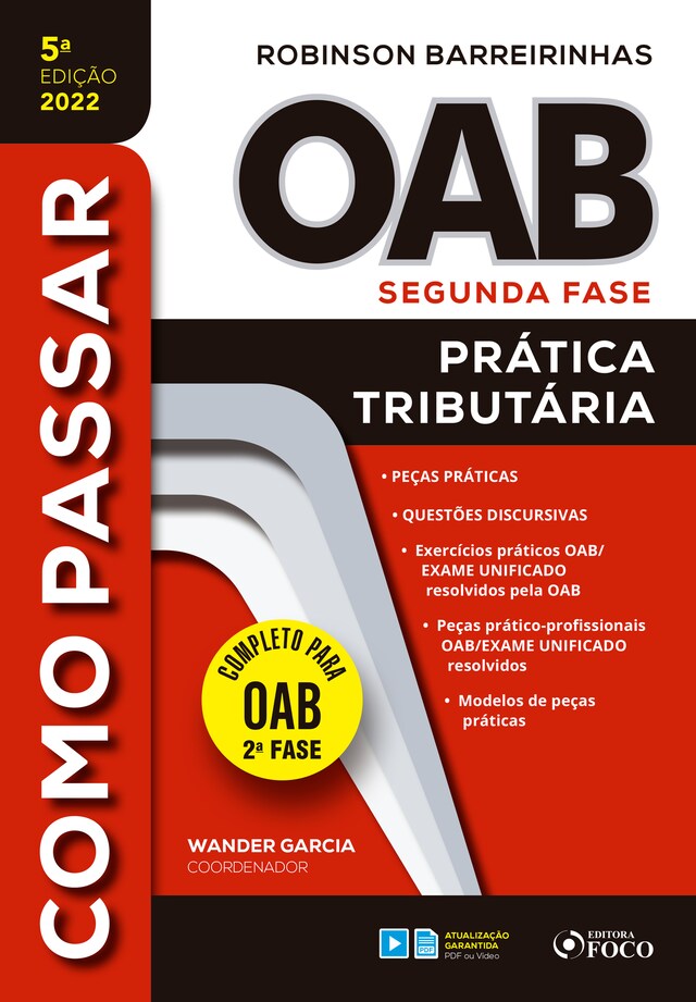 Okładka książki dla Como passar na OAB 2ª fase