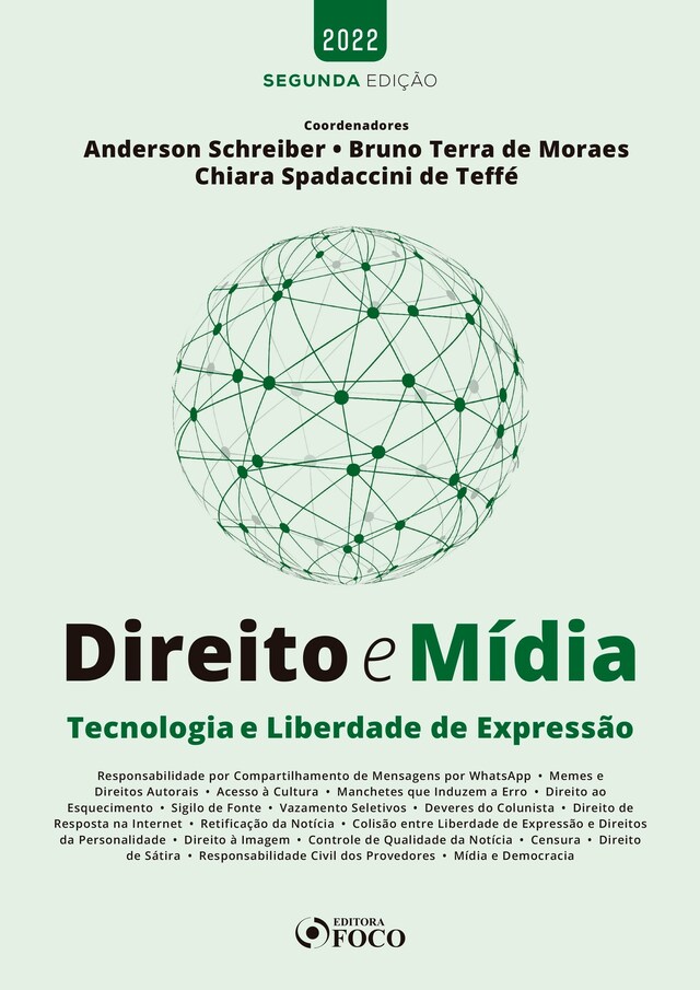 Portada de libro para Direito e Mídia