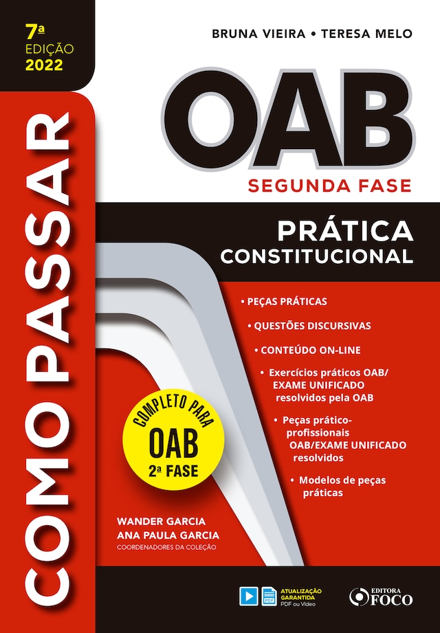 Boekomslag van Como passar na OAB - 2ª fase