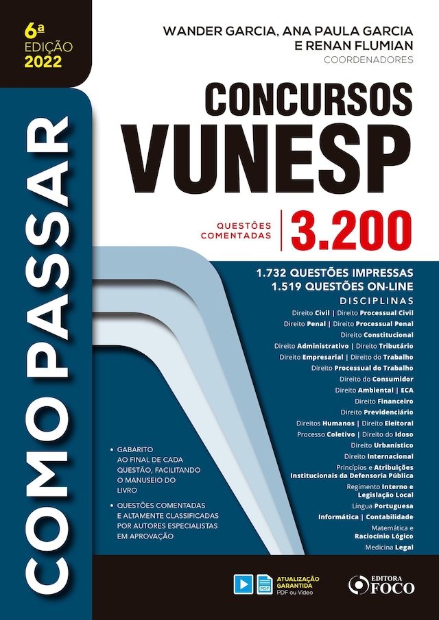 Book cover for Concursos Vunesp