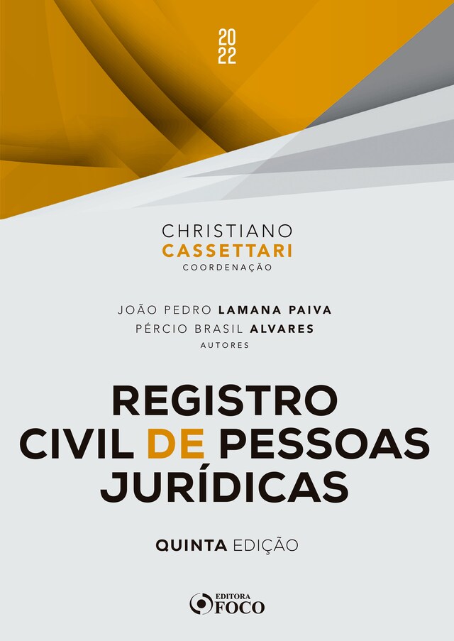 Buchcover für Registro civil de pessoas jurídicas