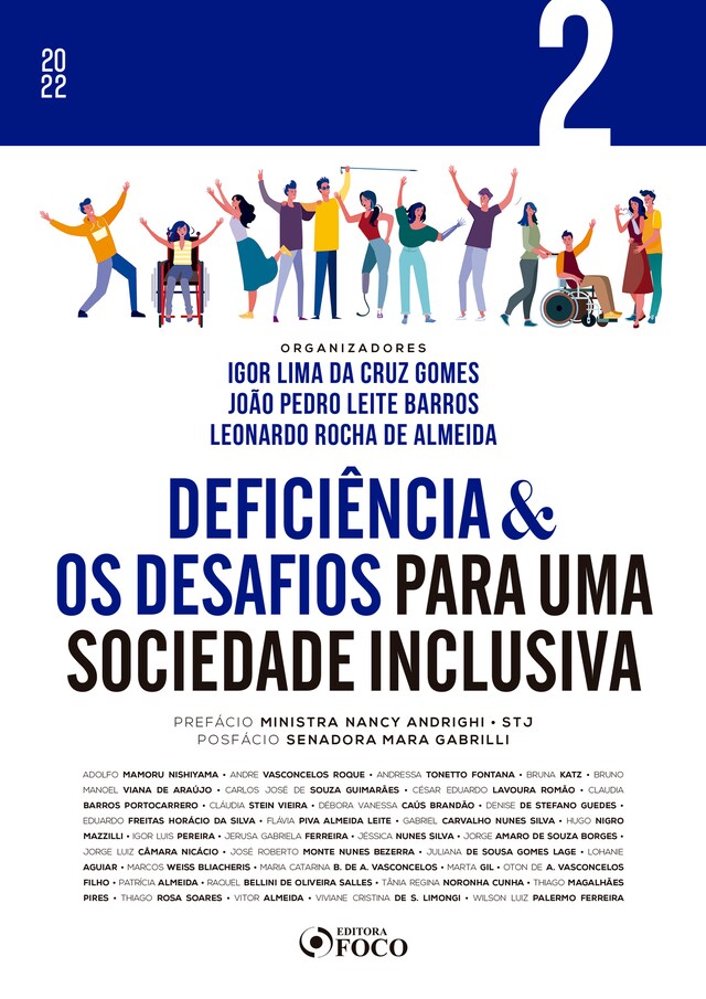 Copertina del libro per Deficiência & os desafios para uma sociedade inclusiva - Vol 02