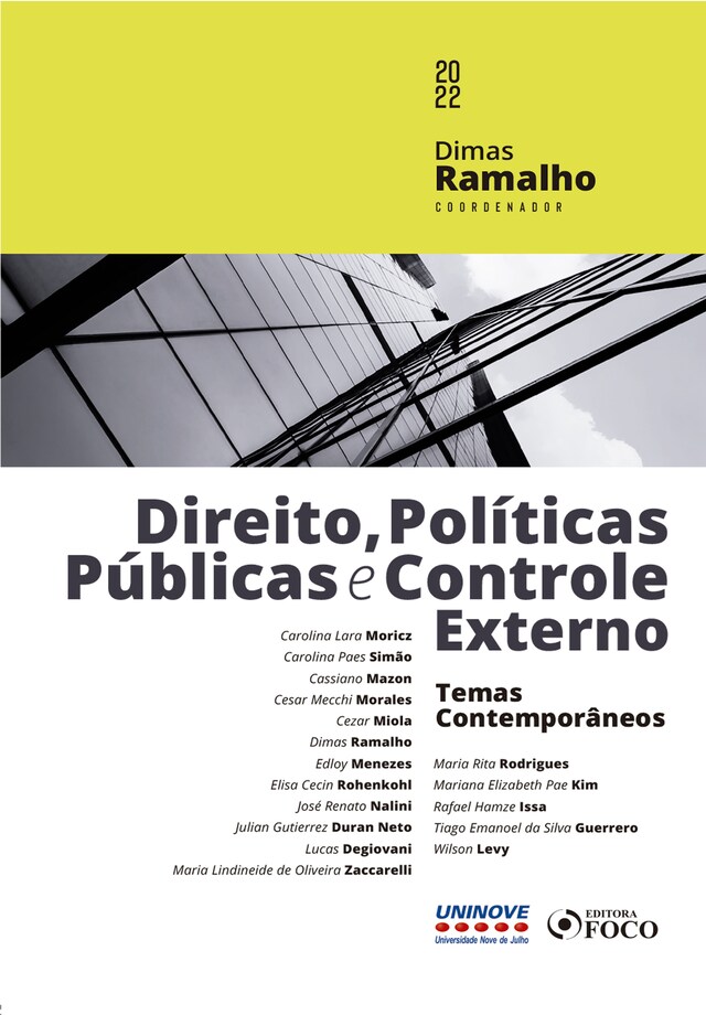 Book cover for Direito, Políticas Públicas e Controle Externo