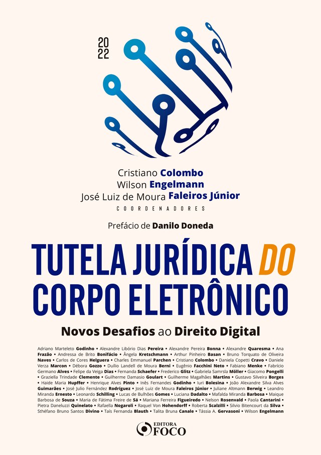 Bokomslag for Tutela jurídica do corpo eletrônico