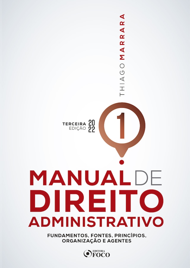 Book cover for Manual de Direito Administrativo - Volume 01