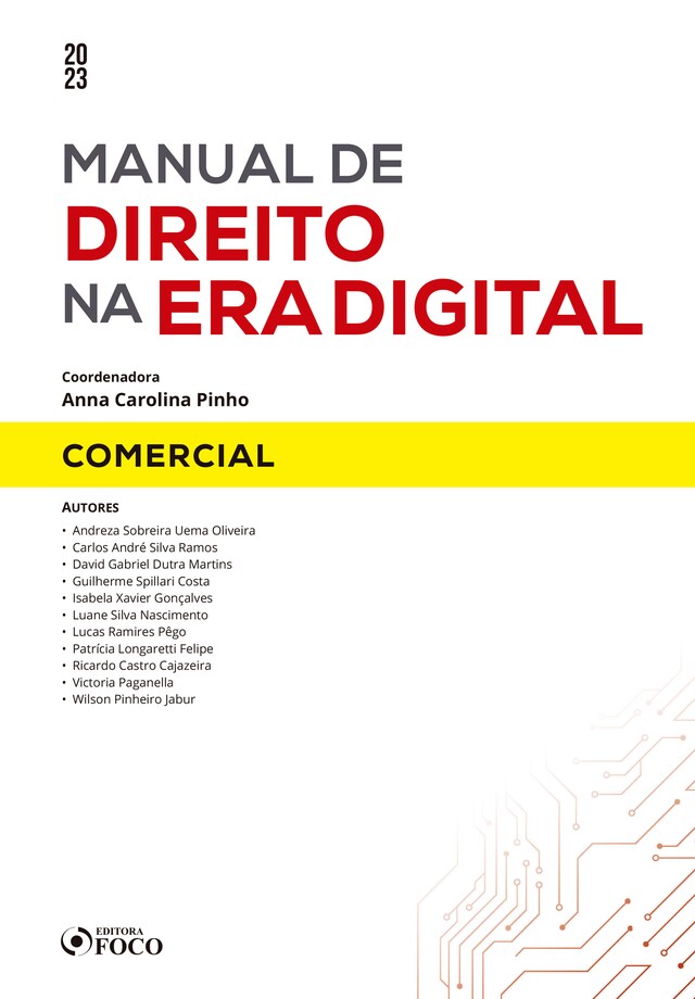 Book cover for Manual de direito na era digital - Comercial