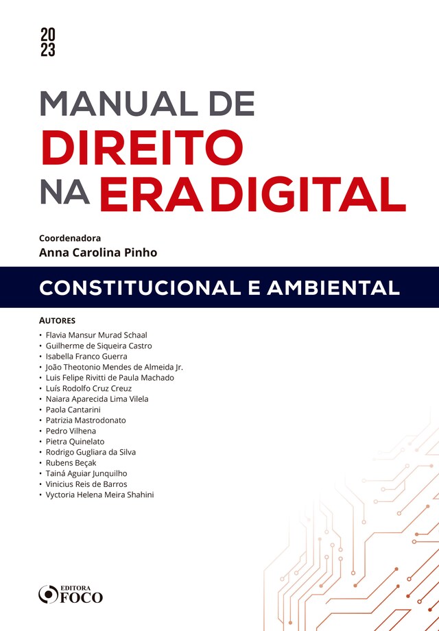 Buchcover für Manual de direito na era digital - Constitucional e ambiental