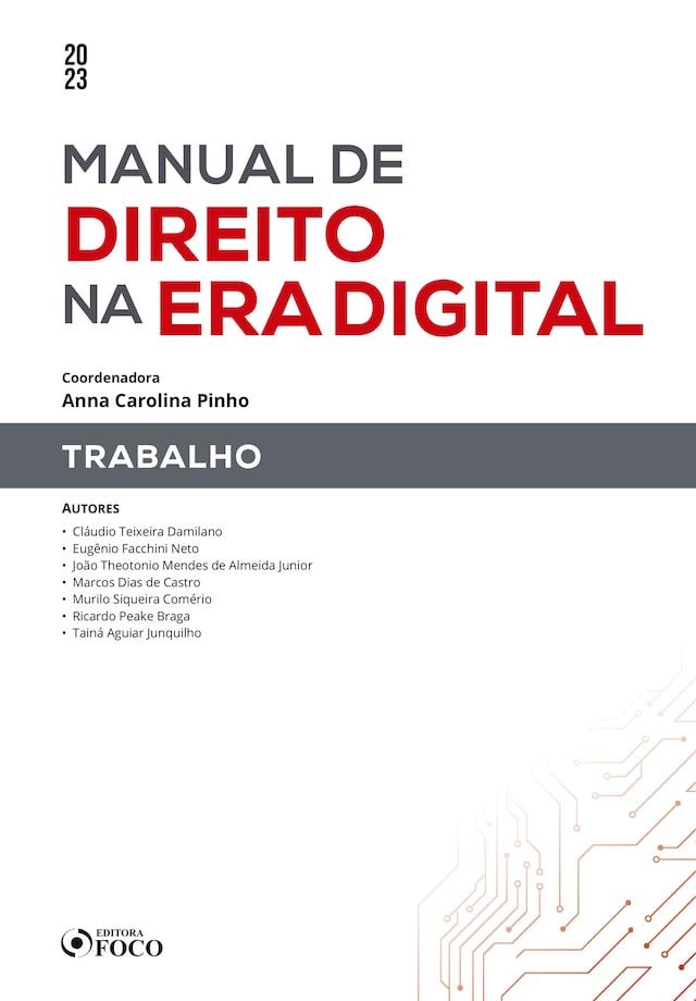 Buchcover für Manual de direito na era digital - Trabalho