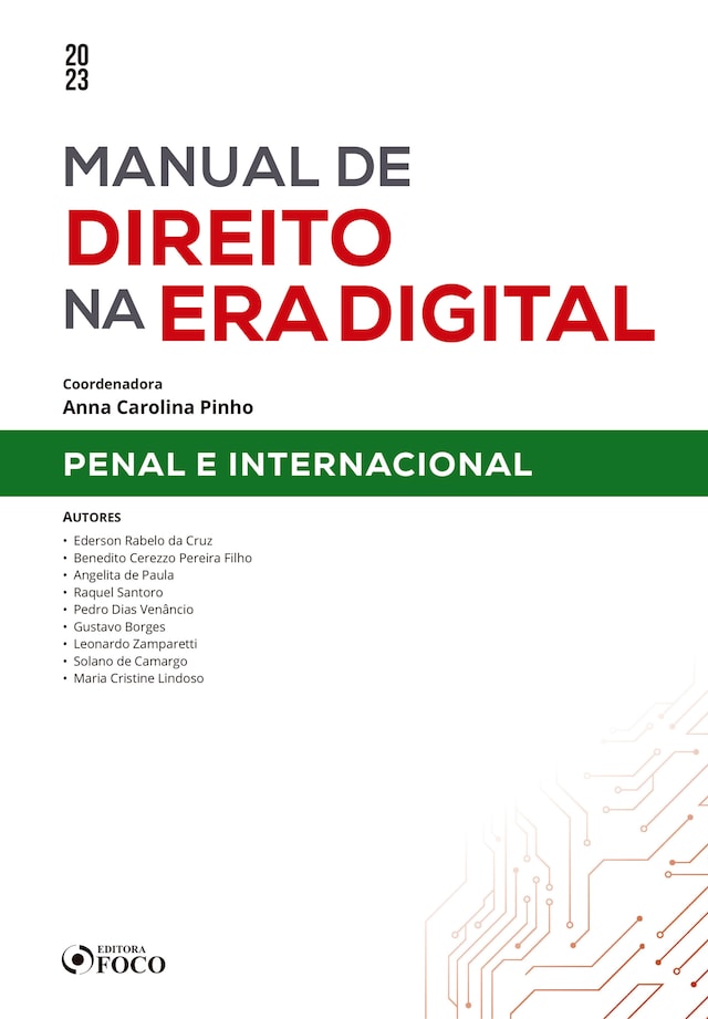 Book cover for Manual de direito na era digital - Penal e internacional
