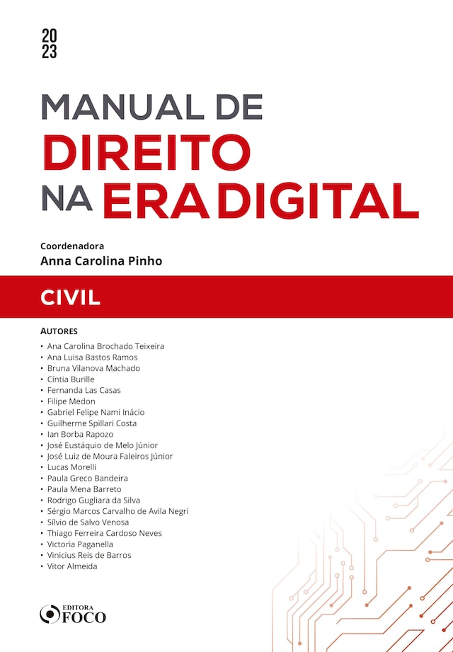 Book cover for Manual de direito na era digital - Civil