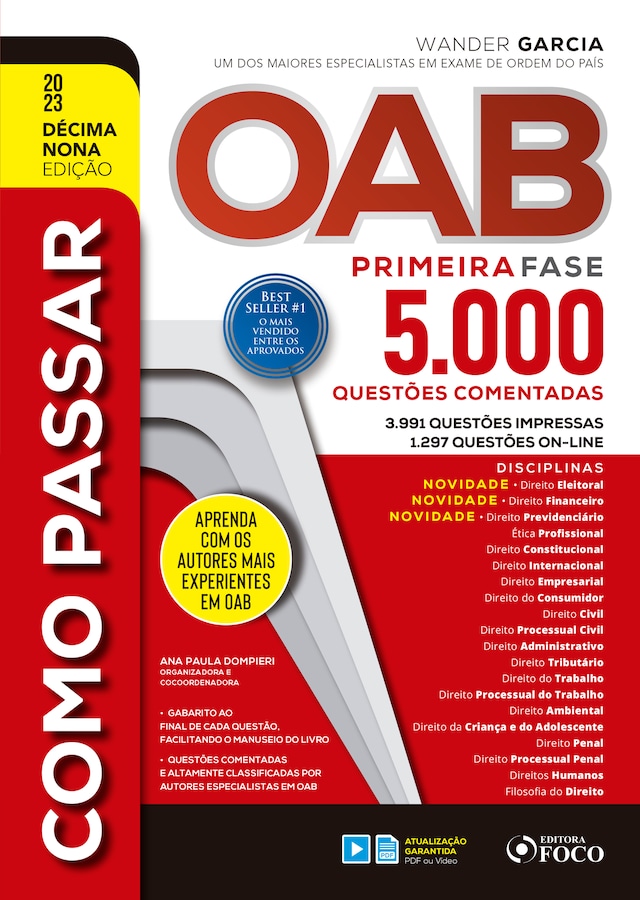 Buchcover für Como passar OAB Primeira Fase