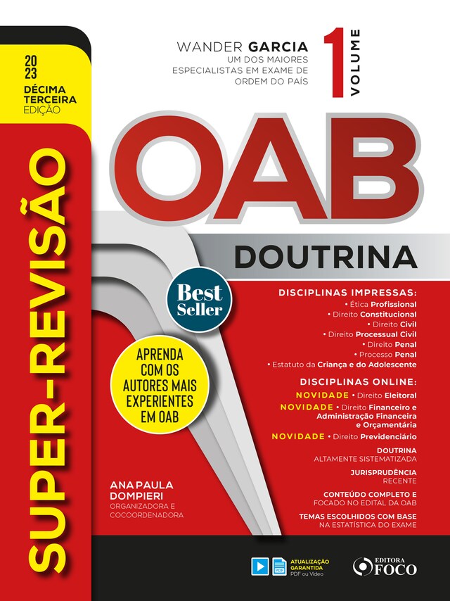 Kirjankansi teokselle Super-revisão OAB - Doutrina completa - Vol. 01