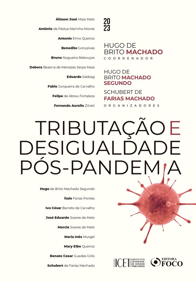 Book cover for Tributação e Desigualdade Pós Pandemia