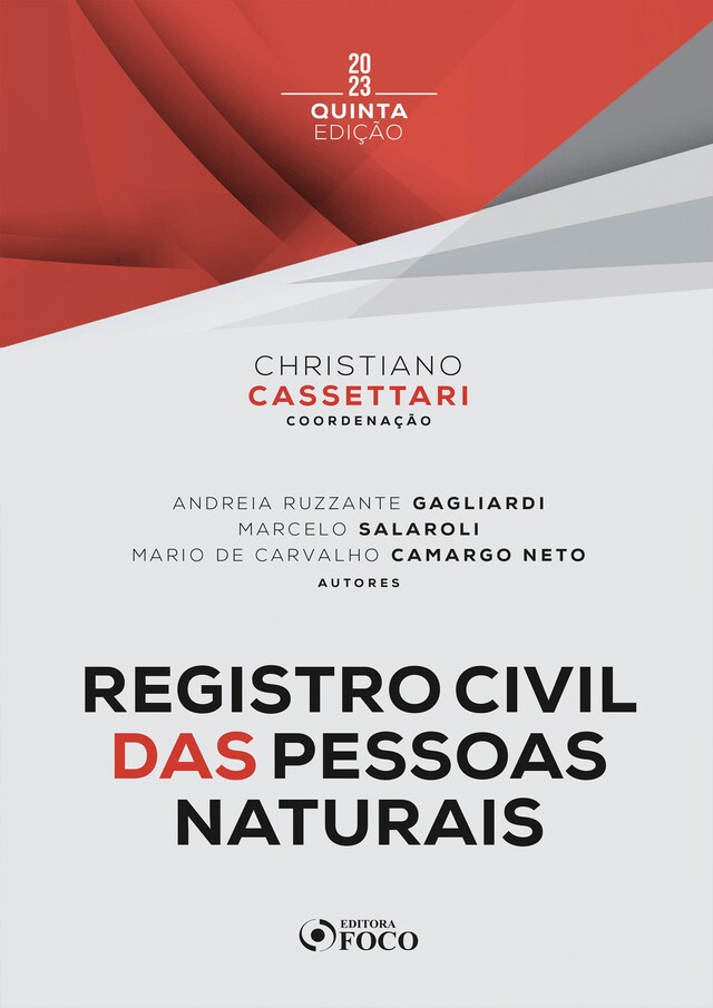 Copertina del libro per Registro Civil das Pessoas Naturais