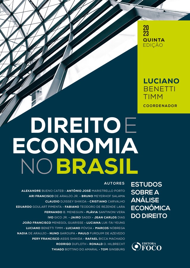 Kirjankansi teokselle Direito e Economia no Brasil