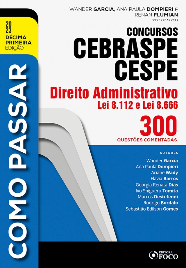 Book cover for Como passar concursos CEBRASPE - Direito Administrativo