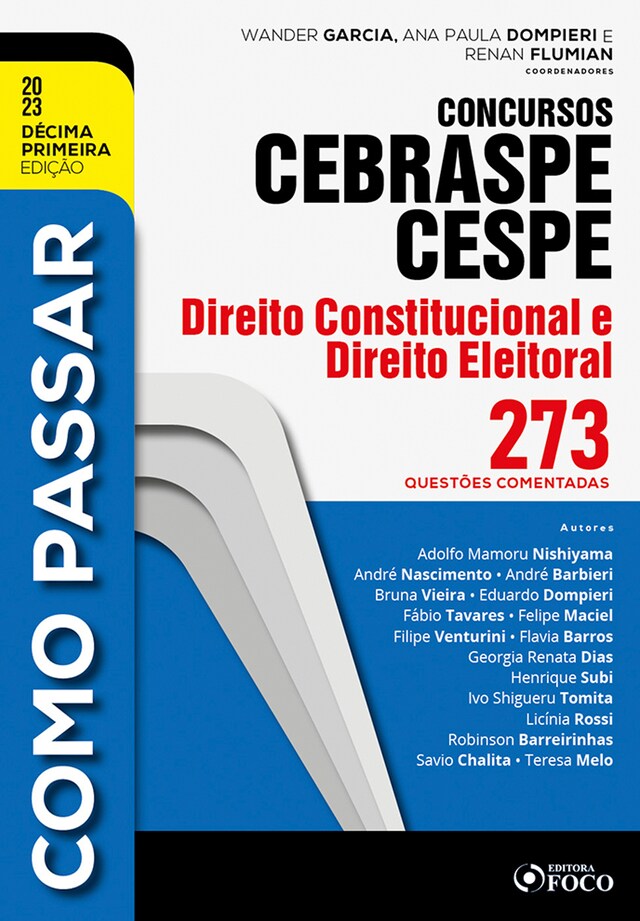 Book cover for Como passar concursos CEBRASPE -Direito Constitucional e Eleitoral