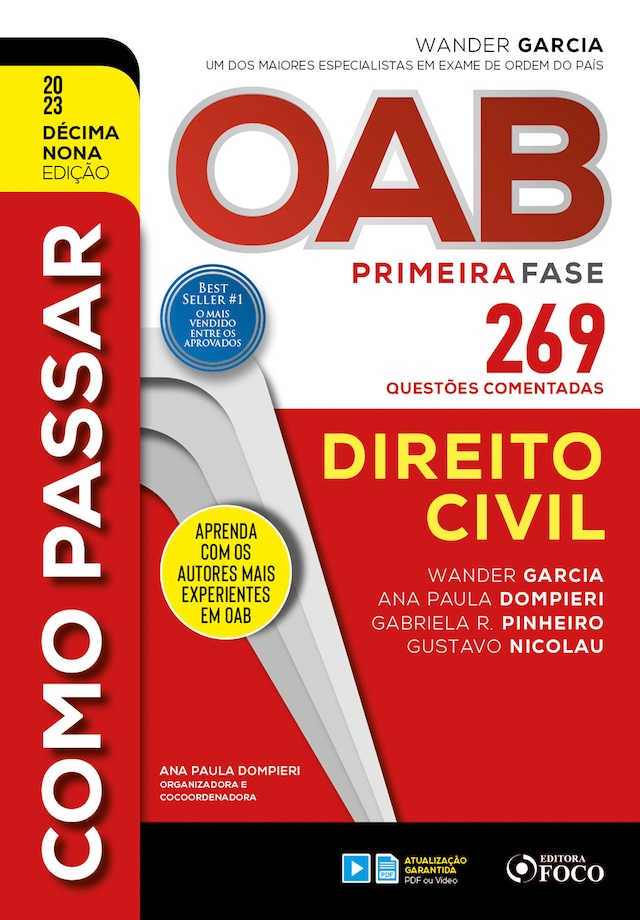 Buchcover für Como passar OAB - Direito Civil