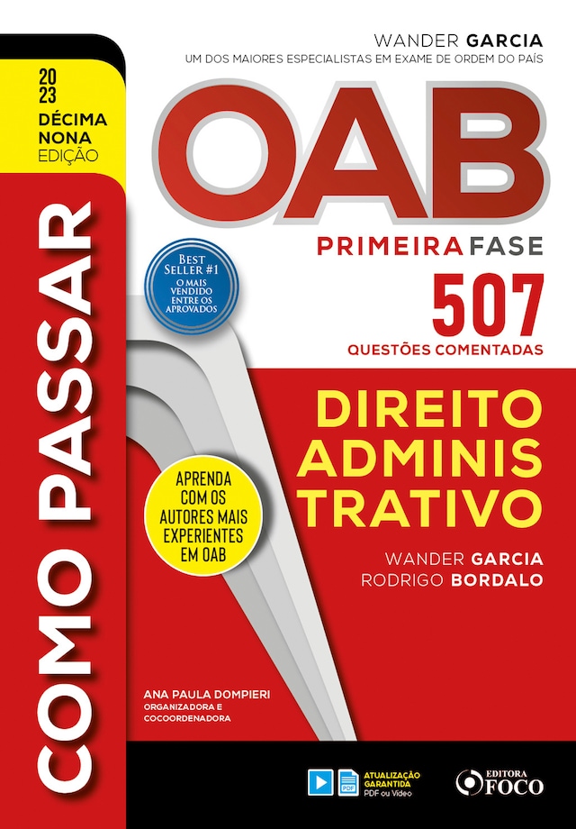 Kirjankansi teokselle Como passar OAB - Direito Administrativo