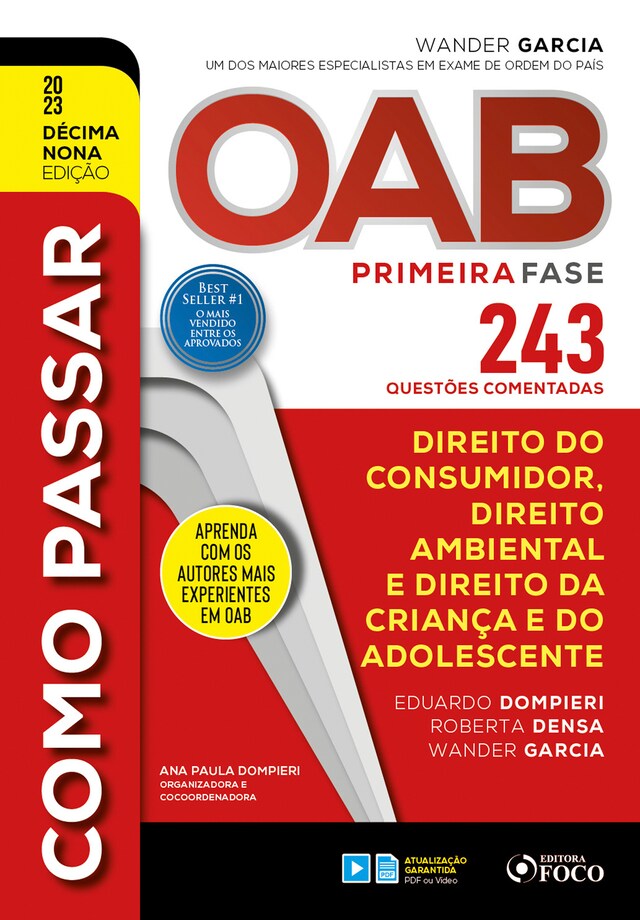 Book cover for Como passar OAB – Direito Consumidor, Ambiental e ECA