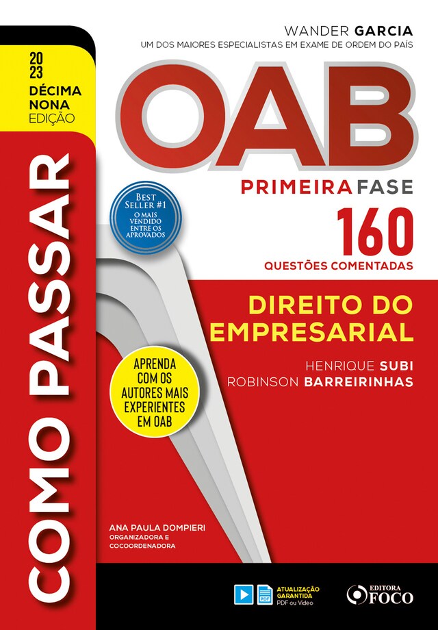 Book cover for Como passar OAB – Direito Empresarial