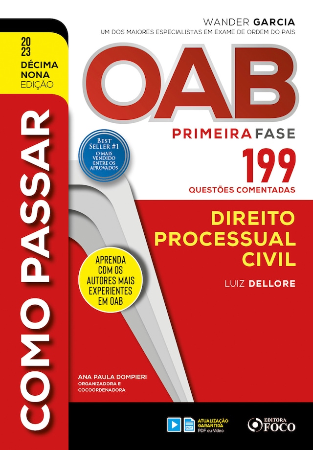 Copertina del libro per Como passar OAB –  Direito Processual Civil